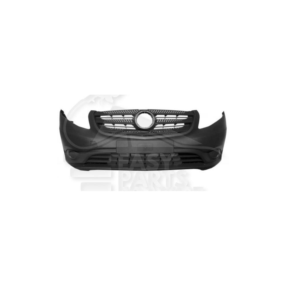 PARE-CHOC AVANT GRIS SANS EMPLACEMENT ANTI-BROUILLARD SANS PACKONTROL pour MERCEDES VITO - VIANO W447