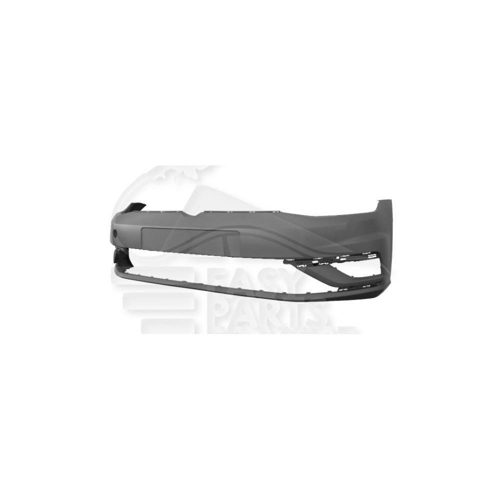 PARE-CHOC AVANT A PEINDRE SANS LAVE PHARE AVEC OU SANS PACKONTROL - AVEC EMPLACEMENT PLAQUE pour VOLKSWAGEN GOLF