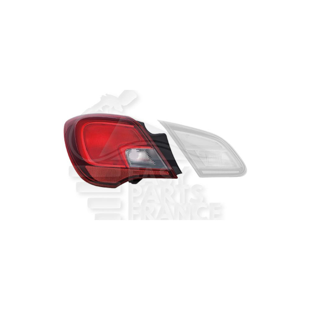 FEU ARRIÈRE-GAUCHE EXTÉRIEUR 3 PORTES pour OPEL CORSA