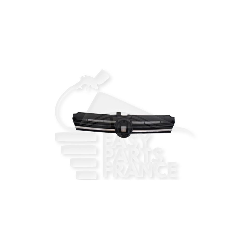 GRILLE DE CALANDRE NOIRE AVEC MOULURE CHROMEE pour VOLKSWAGEN GOLF