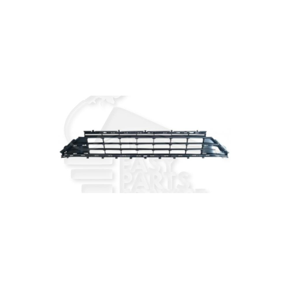 GRILLE CENTRALE DE PARE-CHOC AVANT NOIRE pour VOLKSWAGEN GOLF