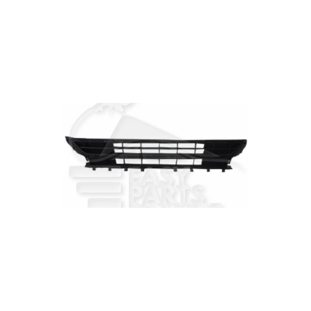 GRILLE DE PARE-CHOC AVANT CENTRALE NOIRE pour VOLKSWAGEN POLO