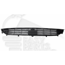GRILLE DE PARE-CHOC AVANT CENTRALE INFÉRIEUR NOIRE AVEC CACHE CENTRAL pour FORD FIESTA