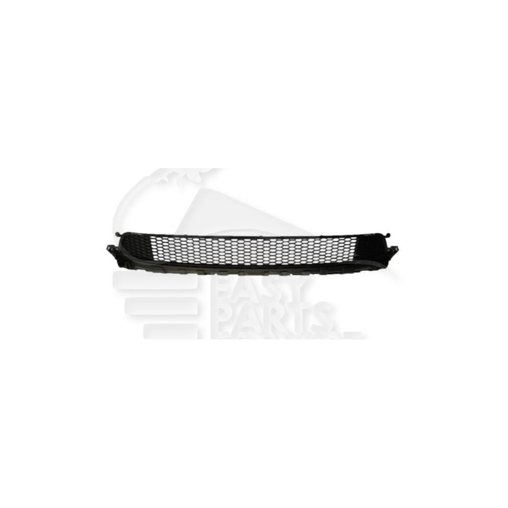 GRILLE CENTRALE DE PARE-CHOC AVANT NOIRE pour RENAULT TRAFIC