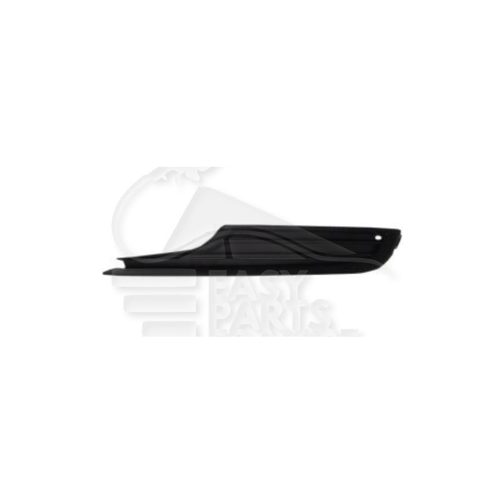 GRILLE DE PARE-CHOC AVANT-GAUCHE INFÉRIEUR NOIRE pour VOLKSWAGEN GOLF