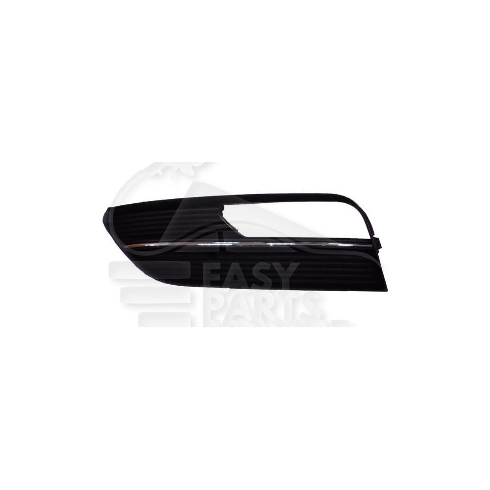 GRILLE DE PARE-CHOC AVANT-GAUCHE AVEC EMPLACEMENT ANTI-BROUILLARD AVEC MOULURE CHROMEE pour AUDI A3