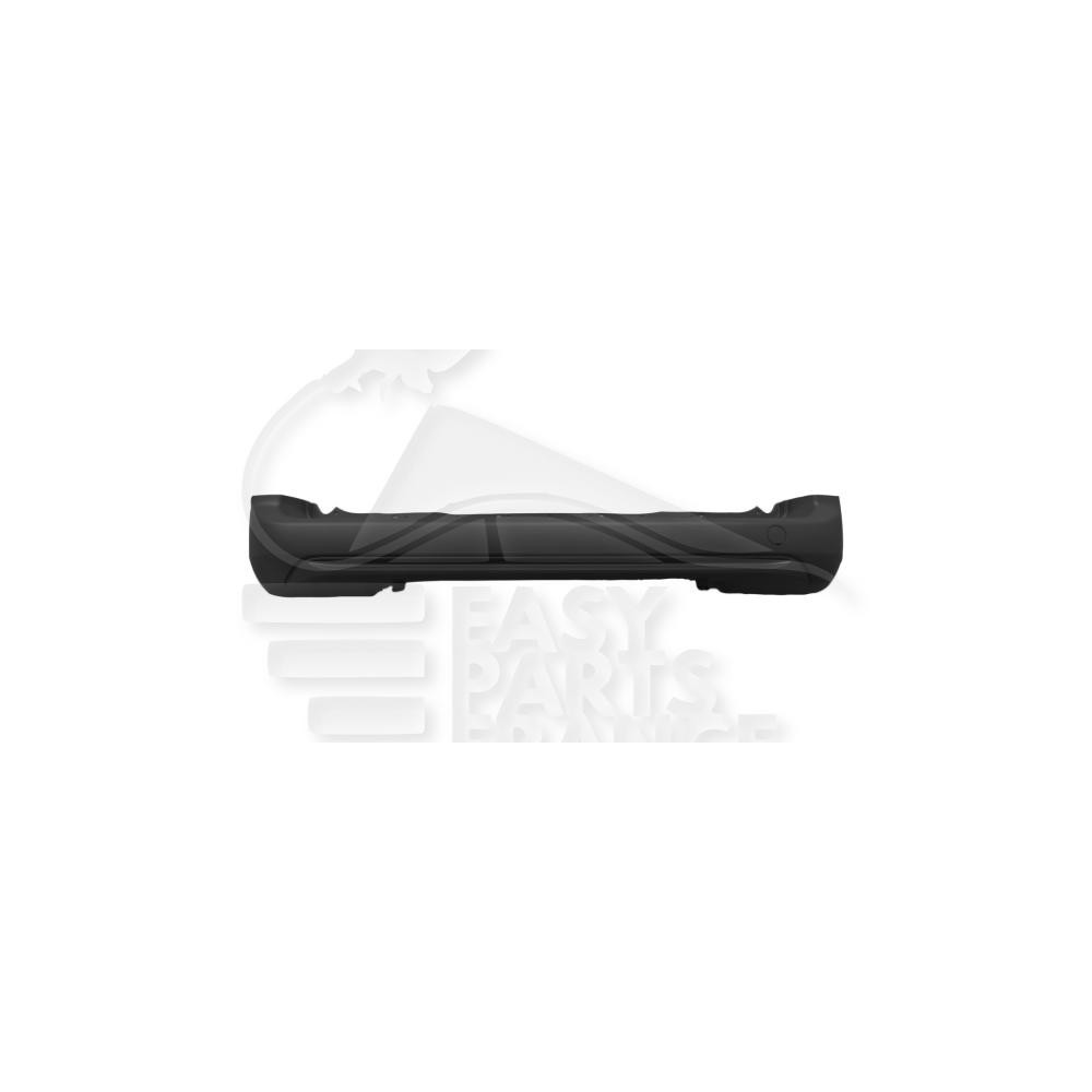 PARE-CHOC ARRIÈRE CENTRAL NOIR SANS PACKONTROL - SANS CAPTEUR ANGLE MORT pour PEUGEOT PARTNER