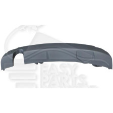 SPOILER DE PARE-CHOC ARRIÈRE NOIR SIMPLE ÉCHAPPEMENT pour AUDI A1