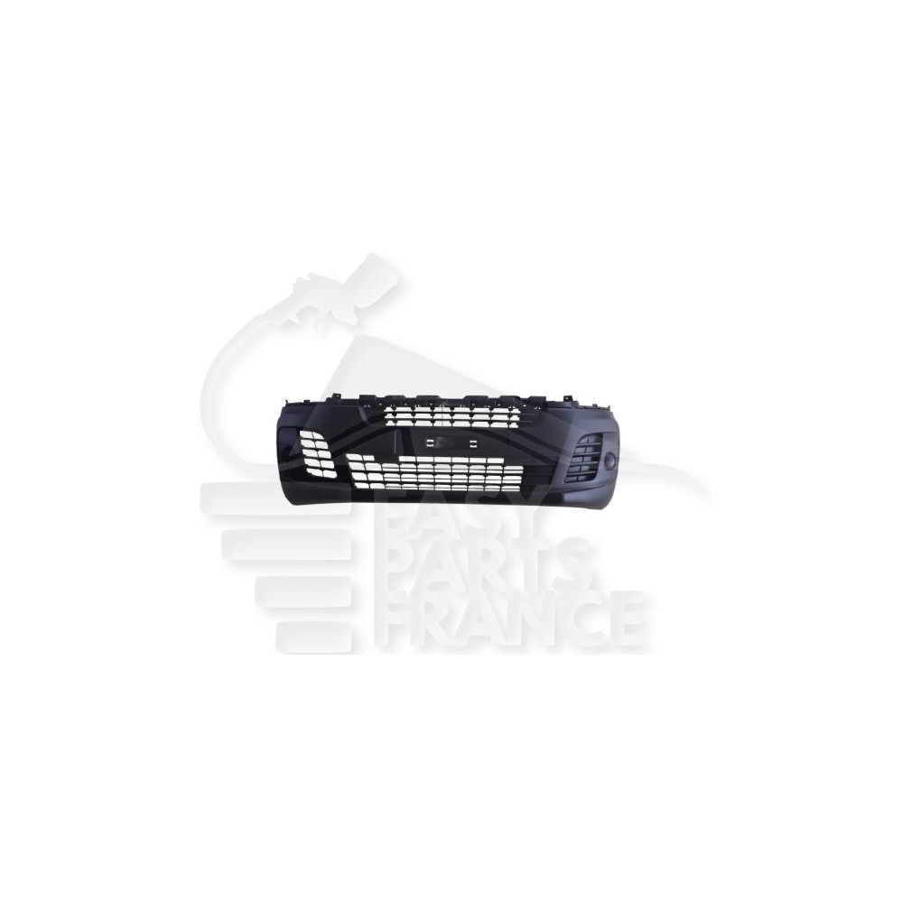PARE-CHOC AVANT NOIR SANS EMPLACEMENT ANTI-BROUILLARD - SANS PACKONTROL - AVEC CACHE CROCHET pour CITROEN JUMPY