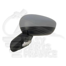 RÉTROVISEUR GAUCHE ÉLECTRIQUE A PEINDRE BASE NOIRE AVEC FEU 5 PINS pour DS DS 3