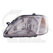 PHARE OPTIQUE GAUCHE H4 MANUEL OU ÉLECTRIQUE SANS MOTEUR pour DACIA LOGAN