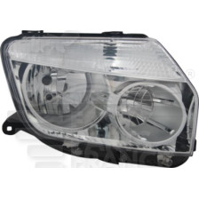 PHARE OPTIQUE DROIT H1-H7 ÉLECTRIQUE SANS MOTEUR FOND CFROME pour DACIA DUSTER
