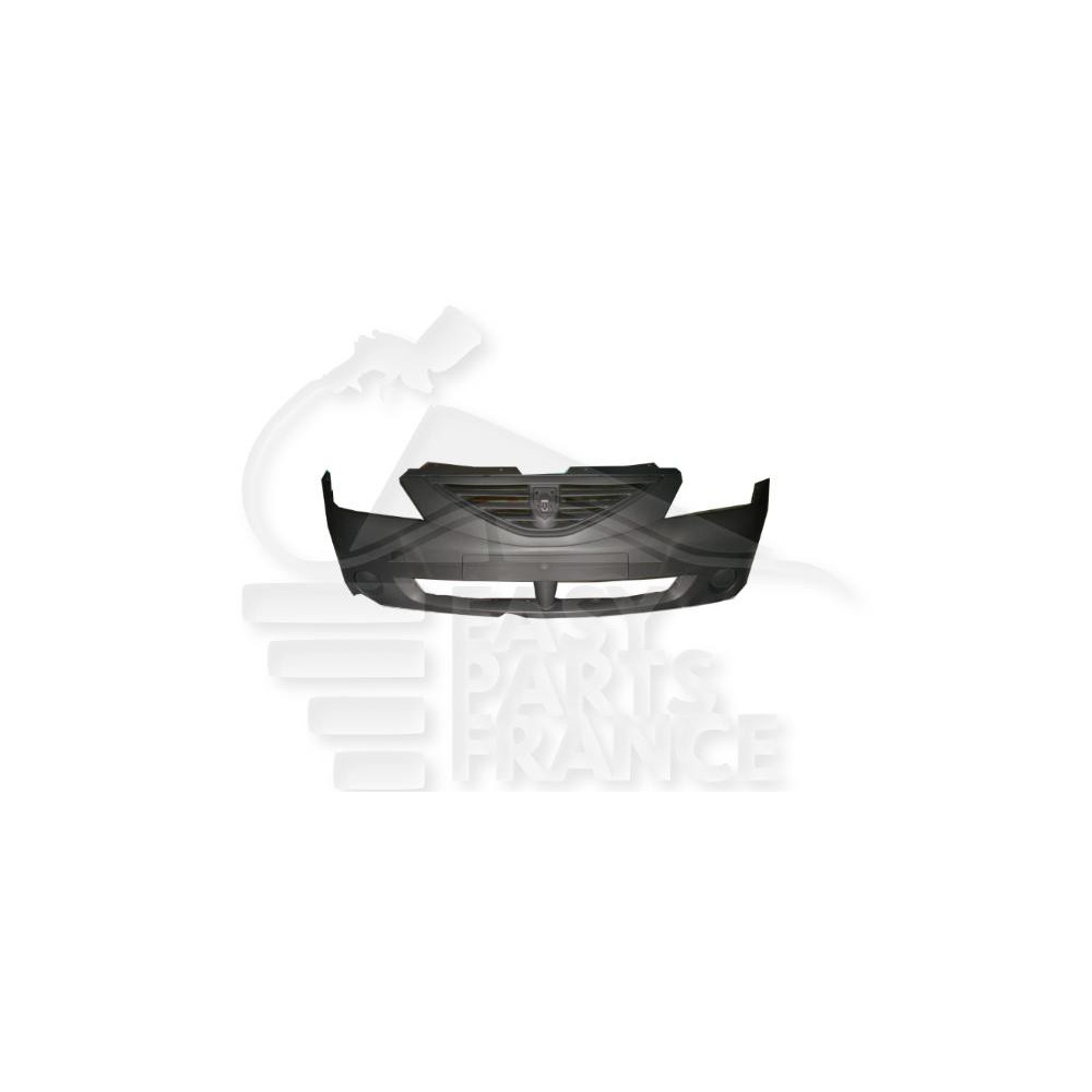 PARE-CHOC AVANT NOIR pour DACIA LOGAN