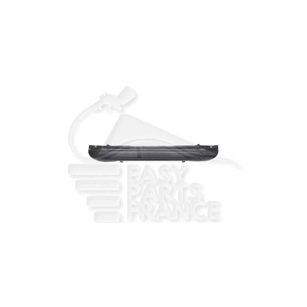 PARE-CHOC ARRIÈRE NOIR SANS PACKONTROL pour PEUGEOT PARTNER