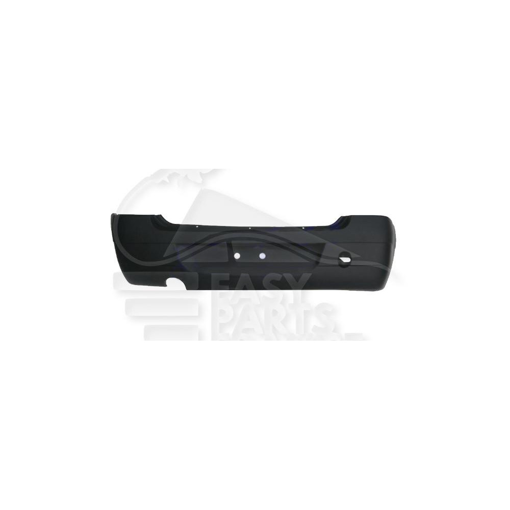 PARE-CHOC ARRIÈRE NOIR pour DACIA LOGAN