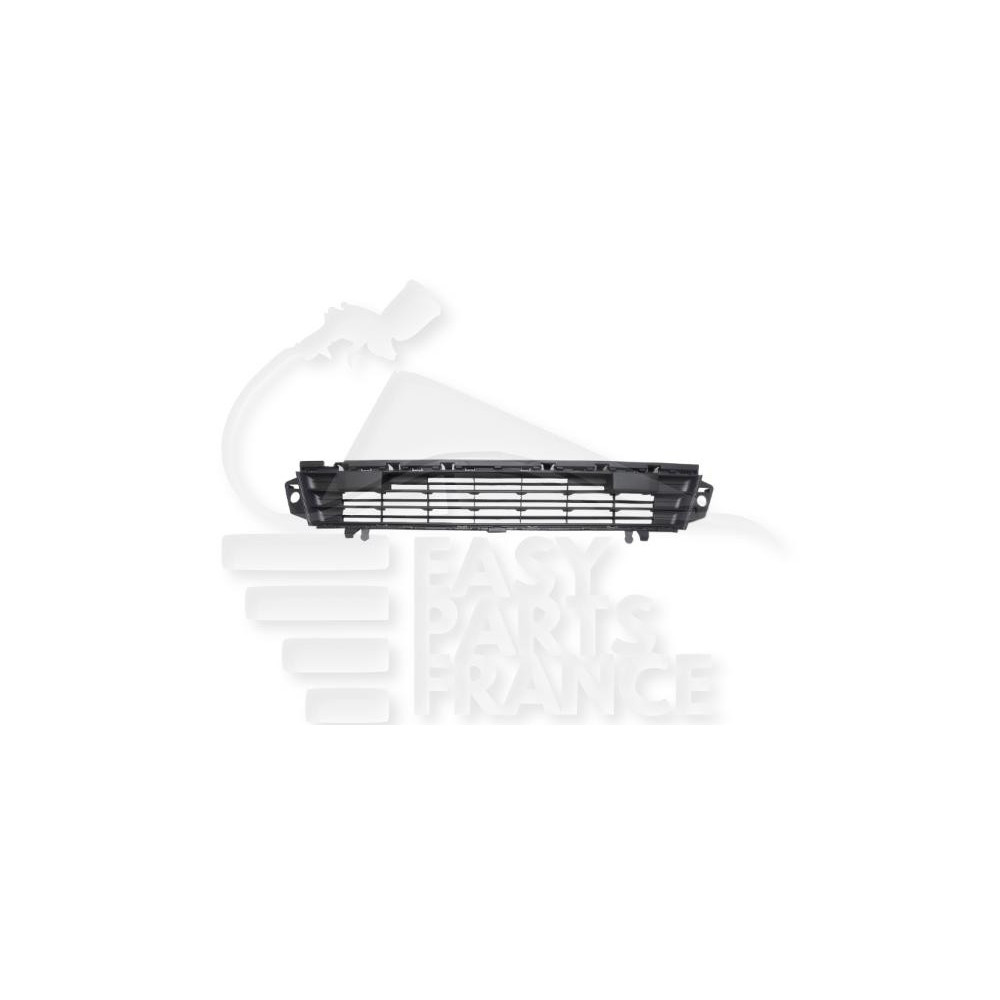 GRILLE DE PARE-CHOC AVANT CENTRALE NOIRE SANS PACKONTROL pour CITROEN BERLINGO