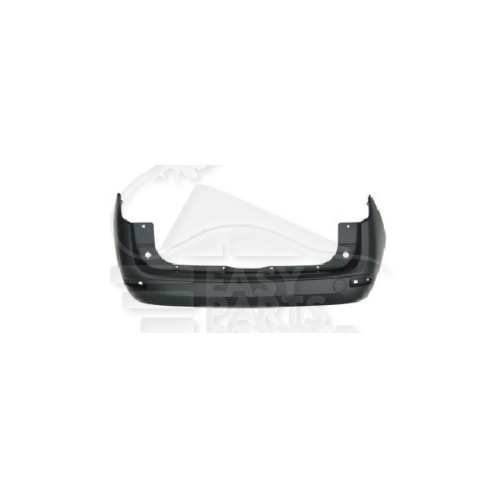 PARE-CHOC ARRIÈRE NOIR pour DACIA LODGY