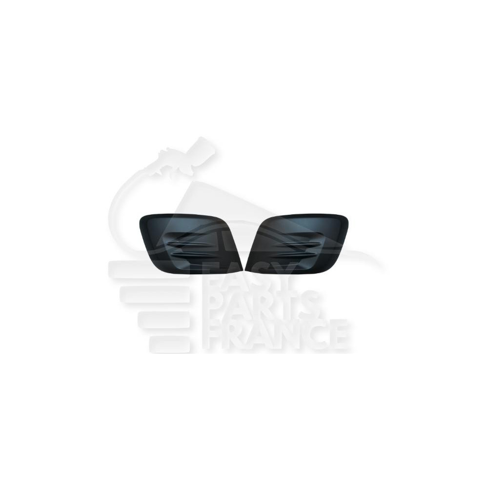KIT DE GRILLE DE PARE-CHOC AVANT-DROIT/AVANT-GAUCHE NOIRE SANS EMPLACEMENT ANTI-BROUILLARD pour PEUGEOT PARTNER