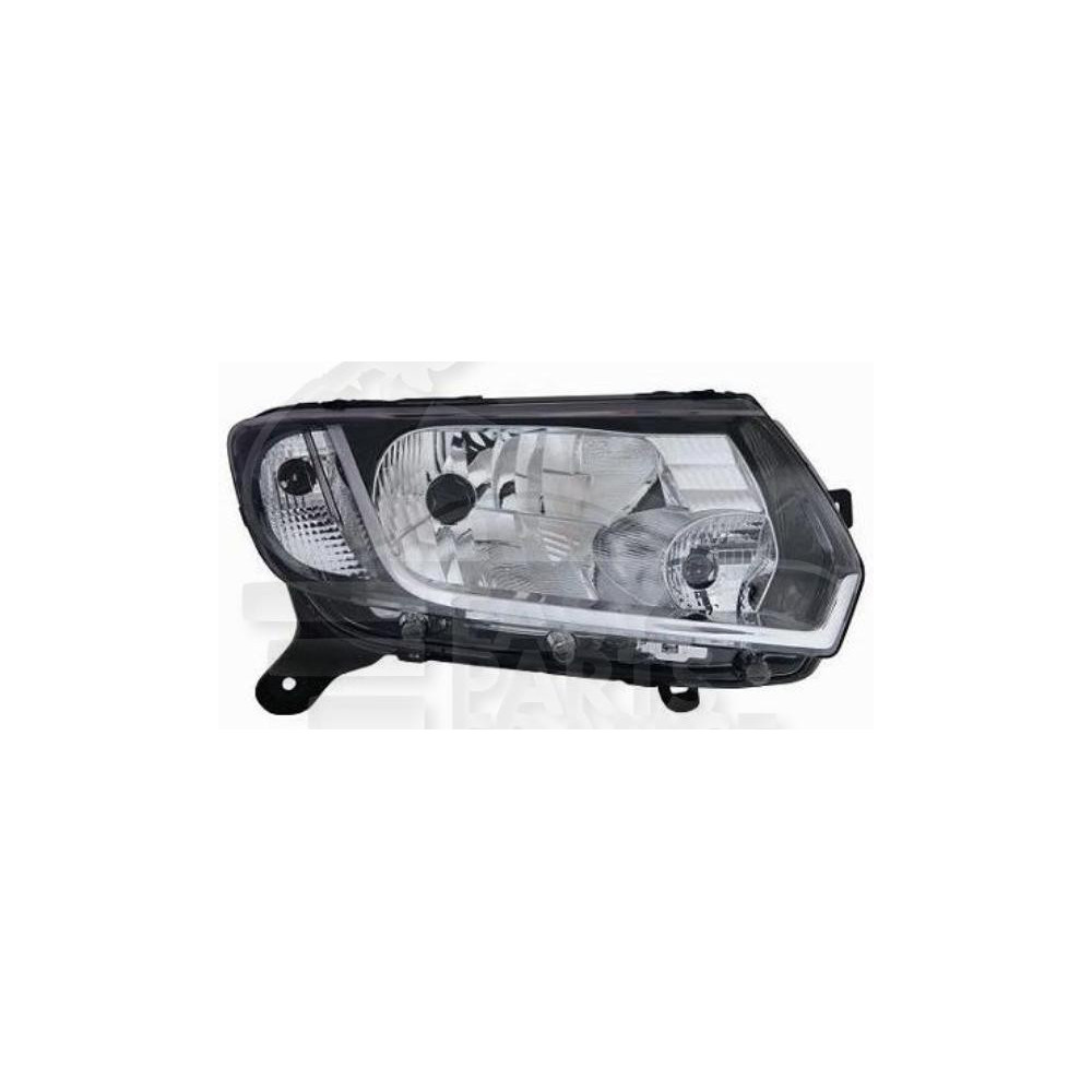 PHARE OPTIQUE DROIT H4 MANUEL OU ÉLECTRIQUE SANS MOTEUR pour DACIA SANDERO STEPWAY