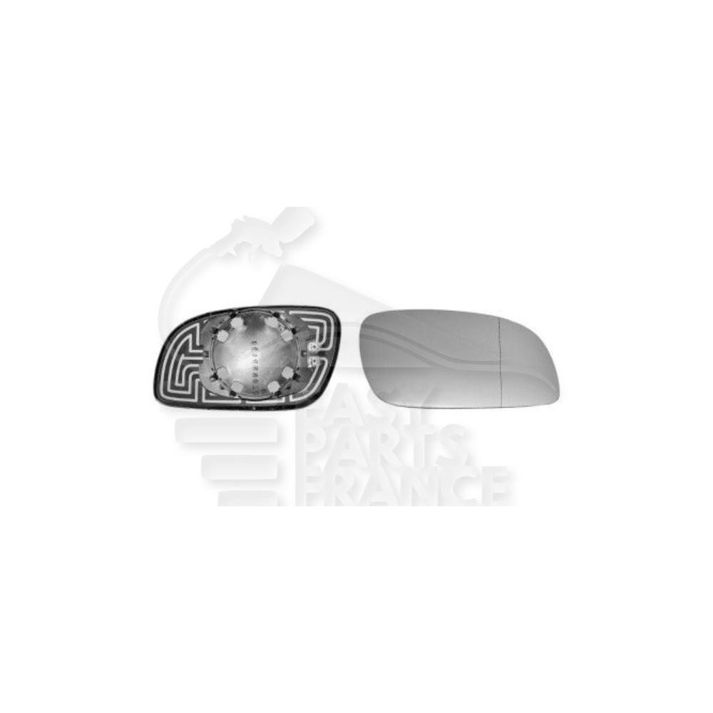 GLACE DE RÉTROVISEUR DROIT CHAUFFANT → 05/09 pour VOLKSWAGEN TOURAN