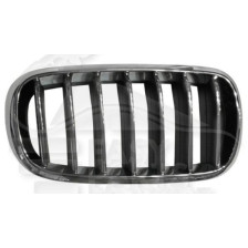 GRILLE DE CALANDRE D CHROMEE/CHROMEE/NOIRE 