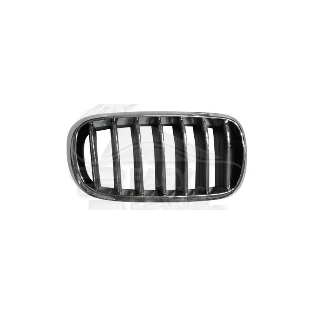 GRILLE DE CALANDRE DROIT CHROMEE/CHROMEE/NOIRE pour BMW X6
