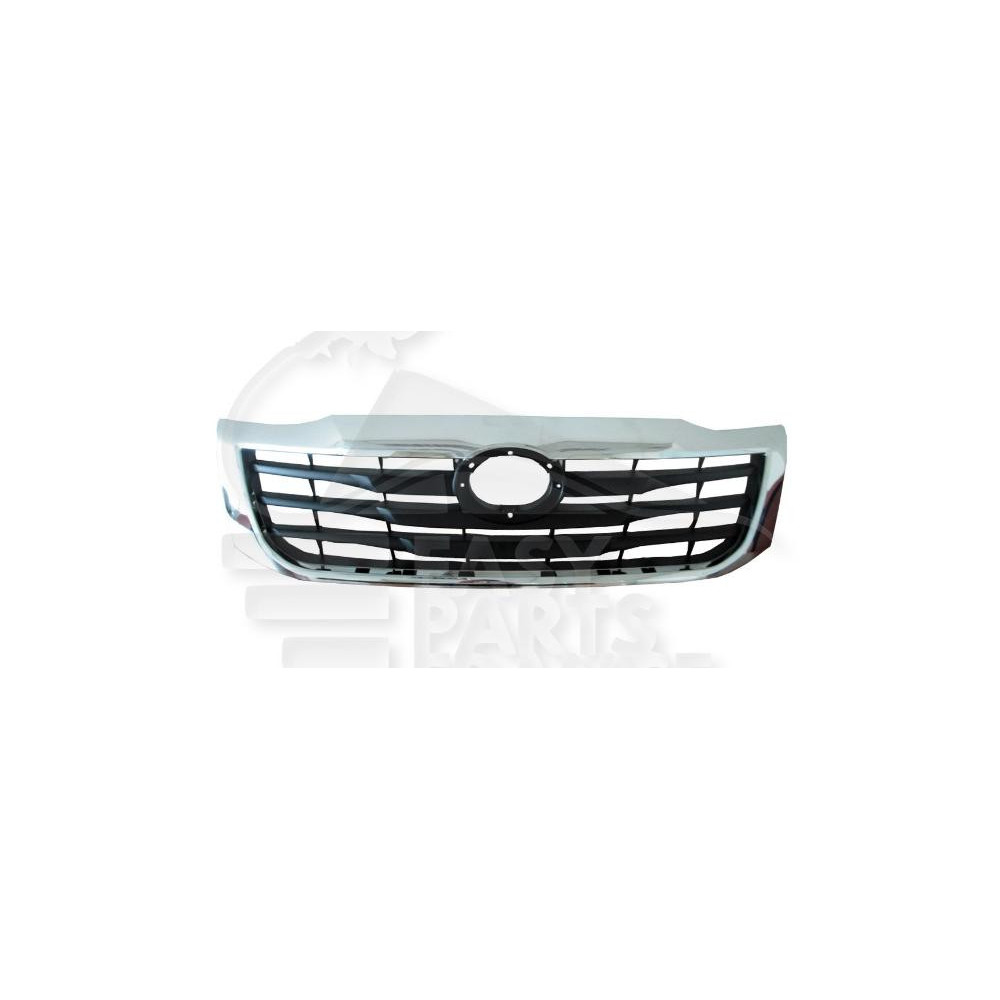 GRILLE DE CALANDRE NOIRE- CHROMEE pour TOYOTA HILUX