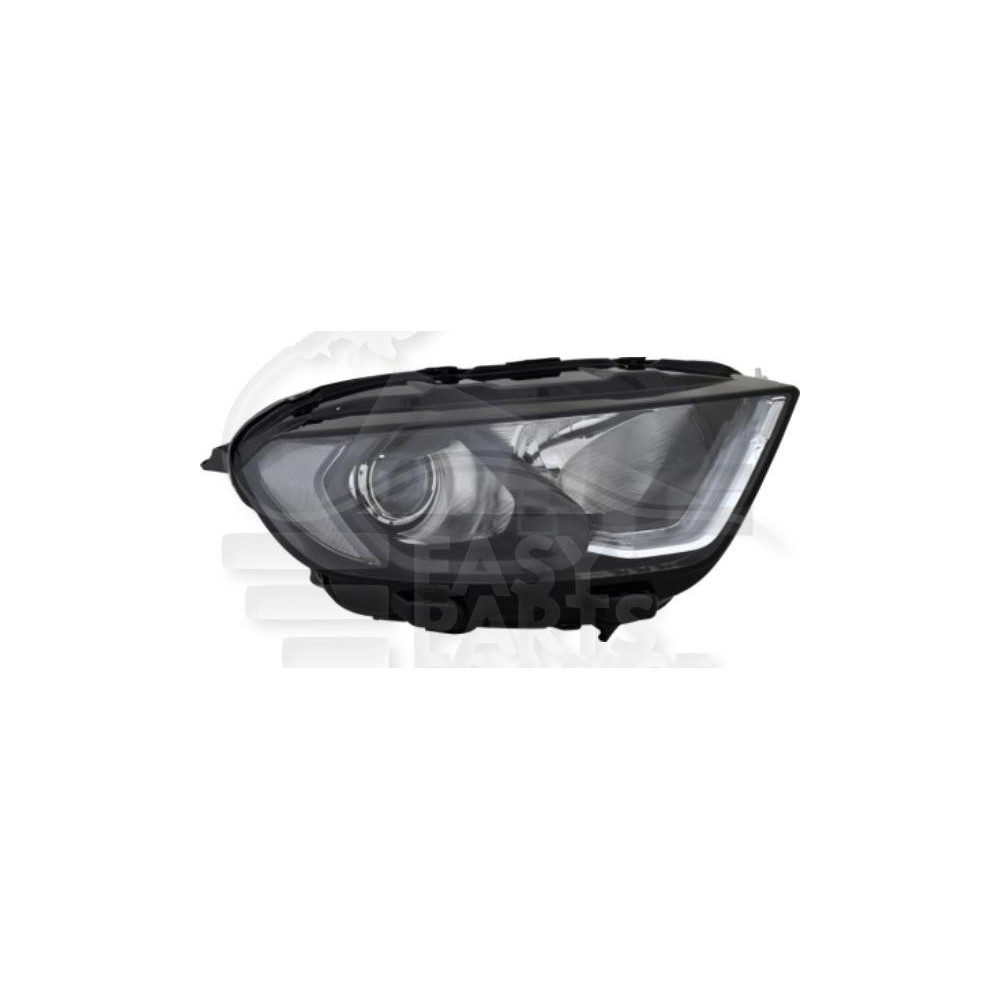 PHARE OPTIQUE DROIT H18-H1 ÉLECTRIQUE AVEC MOTEUR - LED FOND NOIR pour FORD ECOSPORT
