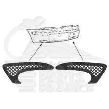 GRILLE INFÉRIEUR DE PARE-CHOC ARRIÈRE-DROIT NOIRE pour FIAT PUNTO 3 PORTES