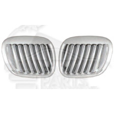 GRILLE DE CALANDRE DROIT - GAUCHE CHROMEE - NOIRE pour BMW Z3