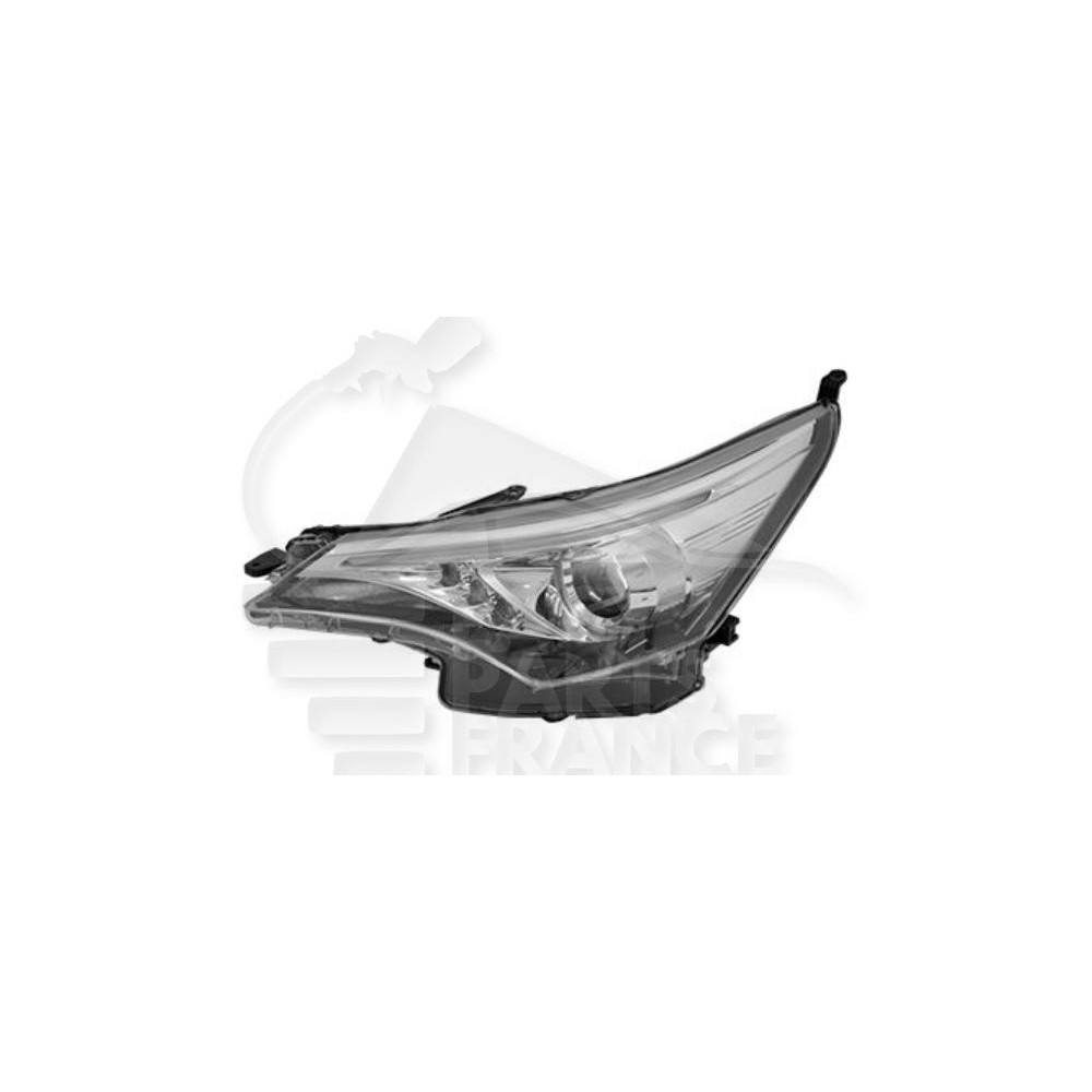 PHARE OPTIQUE GAUCHE HIR2+LED ÉLECTRIQUE SANS MOTEUR pour TOYOTA AVENSIS