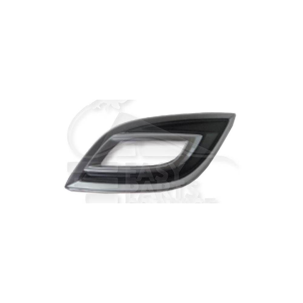CACHE ANTI-BROUILLARD AVANT-GAUCHE CHROME - NOIRE pour MAZDA CX 9