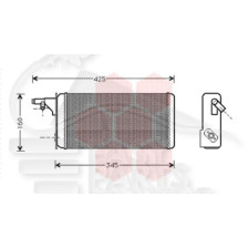 RADIA DE CHAUF TT TYPES M/MAGNETI 300 X 160 X 42 