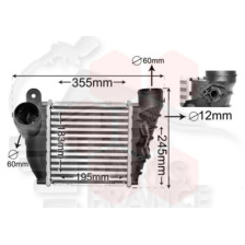 ECHANGEUR 1.9 TDI 66 KW - 183 X 190 X 64 pour SEAT TOLEDO