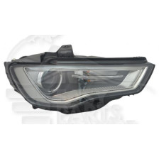 PHARE OPTIQUE DROIT D3S LED ÉLECTRIQUE FOND CHROME AVEC MOTEUR pour AUDI A3