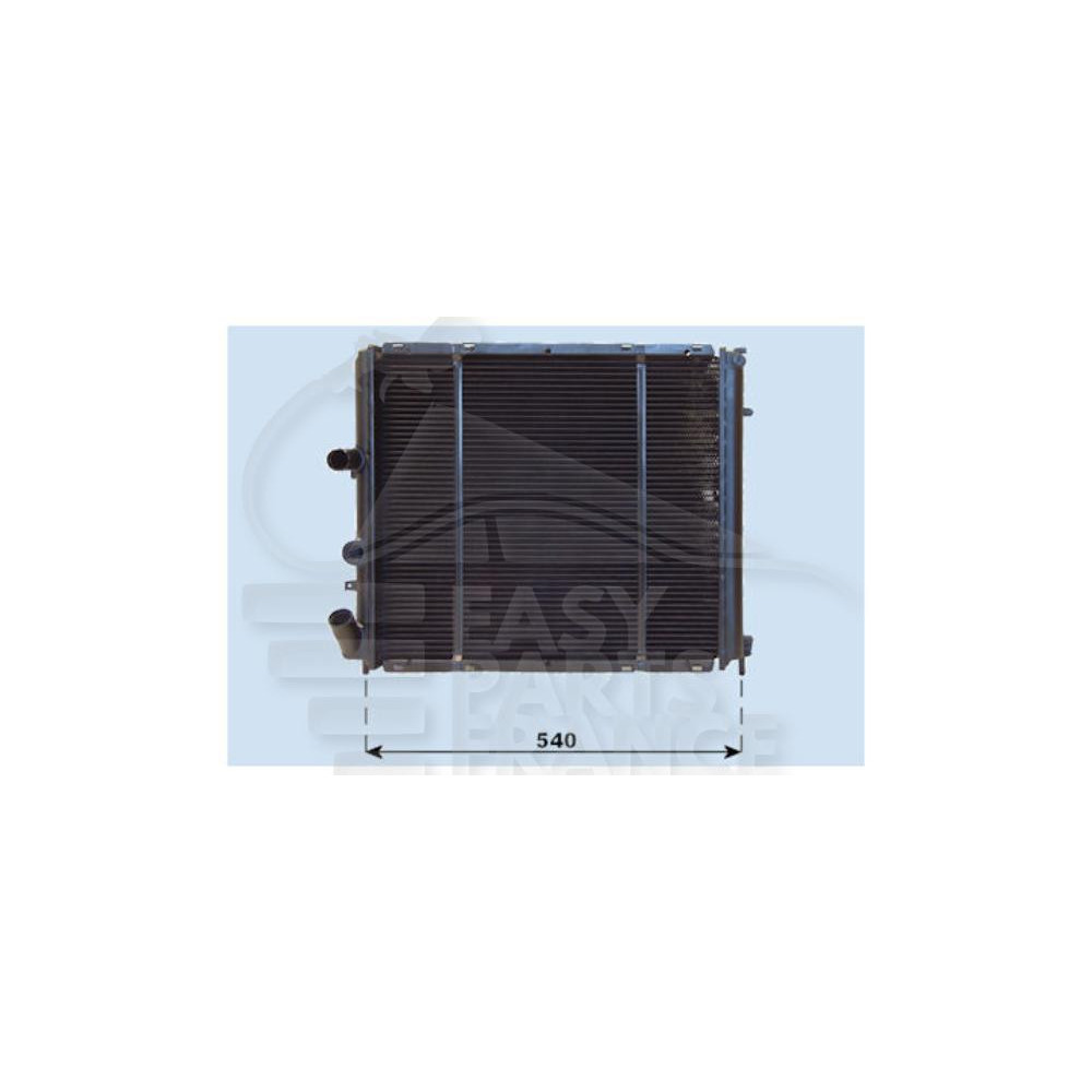 RADIATEUR 1.9 DROIT AVEC CLIM pour RENAULT KANGOO