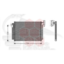 CONDENSEUR TOUS TYPES 490 X 392 X 16 pour BMW X5