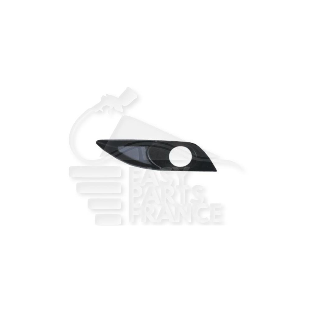 GRILLE DE PARE-CHOC AVANT-DROIT NOIRE AVEC EMPLACEMENT ANTI-BROUILLARD pour TOYOTA AURIS