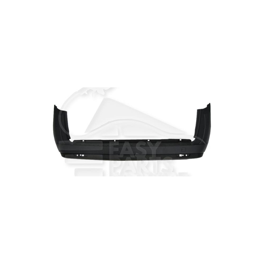 PARE-CHOC ARRIÈRE A PEINDRE SANS PACKONTROL 1 PORTE pour OPEL COMBO