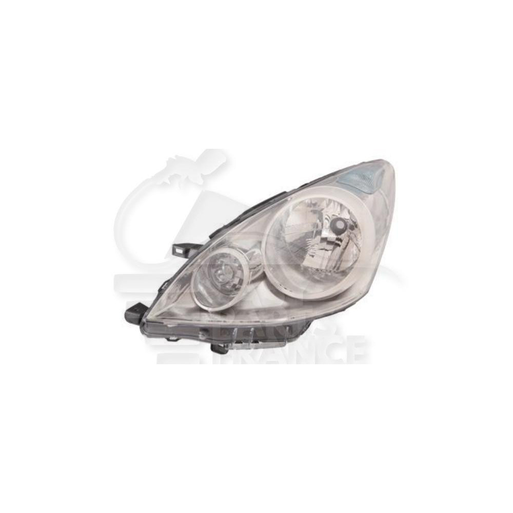 PHARE OPTIQUE GAUCHE H4 ÉLECTRIQUE SANS MOTEUR pour NISSAN NOTE
