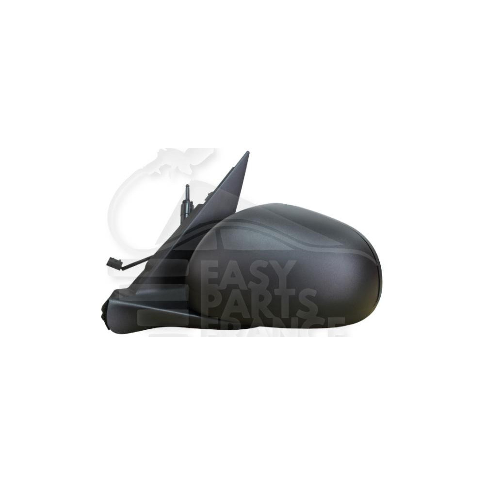 RÉTROVISEUR GAUCHE A CABLE NOIR pour FIAT 500