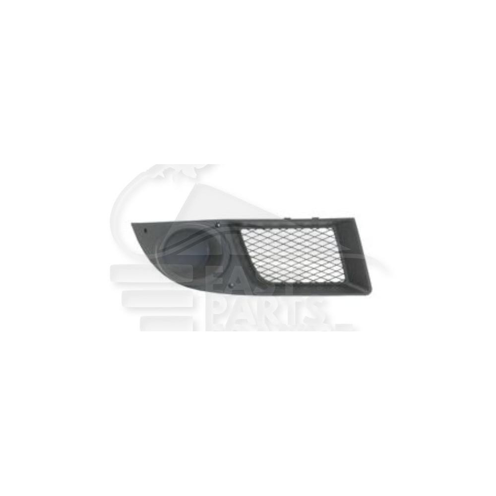 GRILLE DE PARE-CHOC AVANT-GAUCHE NOIRE pour FIAT DOBLO