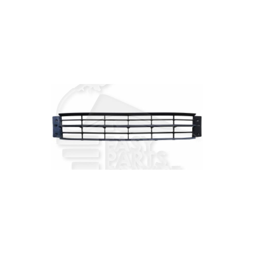 GRILLE DE PARE-CHOC AVANT CENTRALE NOIRE pour SKODA FABIA