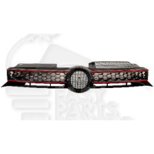 GRILLE DE CALANDRE NOIRE A/MOULURE ROUGE 