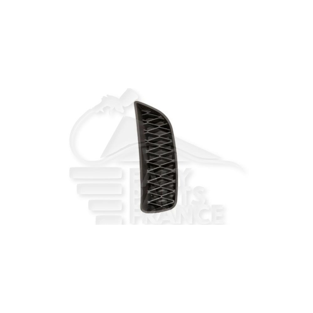 GRILLE DE PARE-CHOC AVANT-GAUCHE NOIRE pour FIAT 500