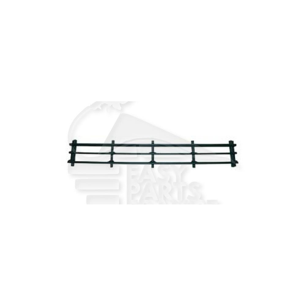 GRILLE CENTRALE DE PARE-CHOC AVANT NOIRE pour SKODA OCTAVIA