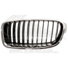 GRILLE DE CALANDRE GAUCHE CHROMEE-NOIRE-CHROMEE MODÈLE LUXURY LINE pour BMW S3 F 30