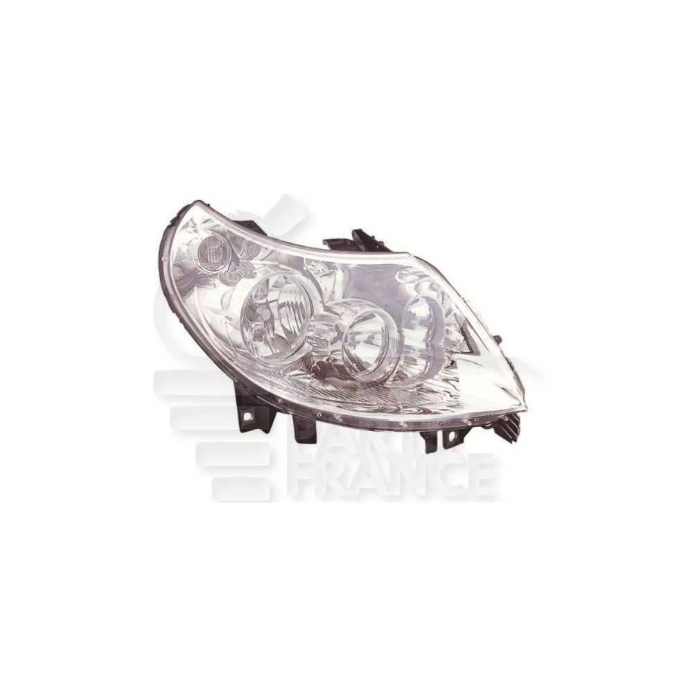 PHARE OPTIQUE DROIT H7+H1 ÉLECTRIQUE AVEC MOTEUR → 11/10 pour CITROEN JUMPER