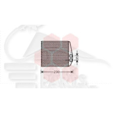 RADIATEUR DE CHAUFFAGE TOUS TYPES 185 X 169 X 35 pour OPEL SIGNUM