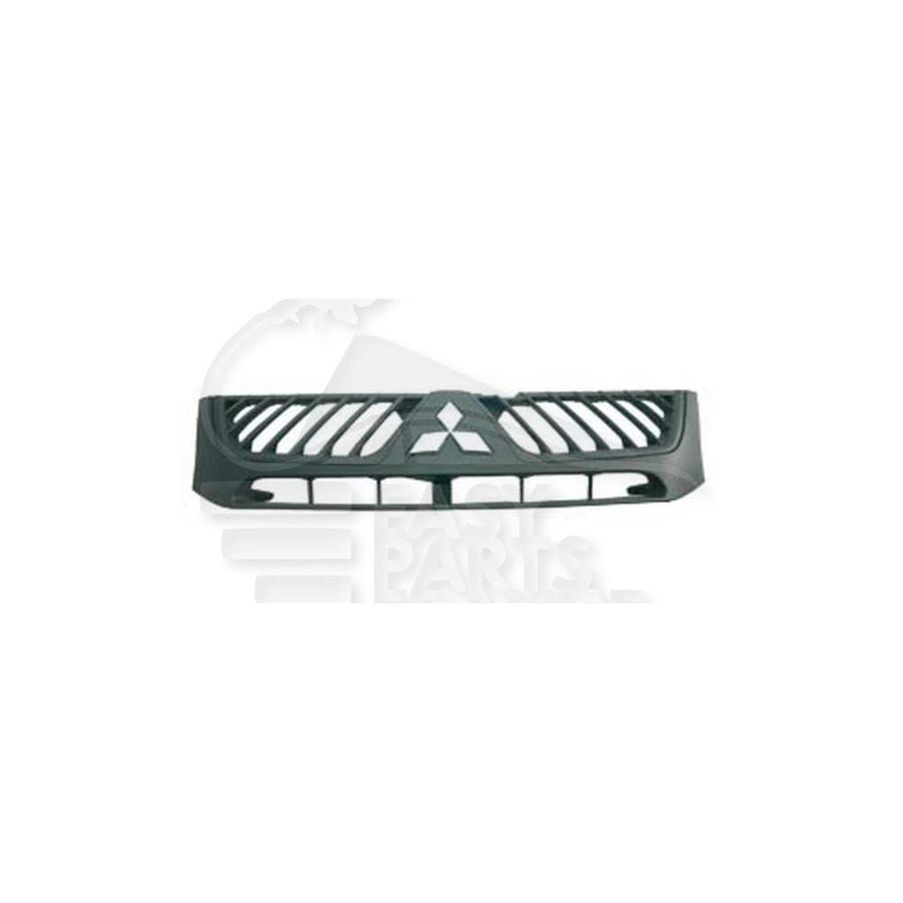 GRILLE DE CALANDRE NOIRE pour MITSUBISHI L200